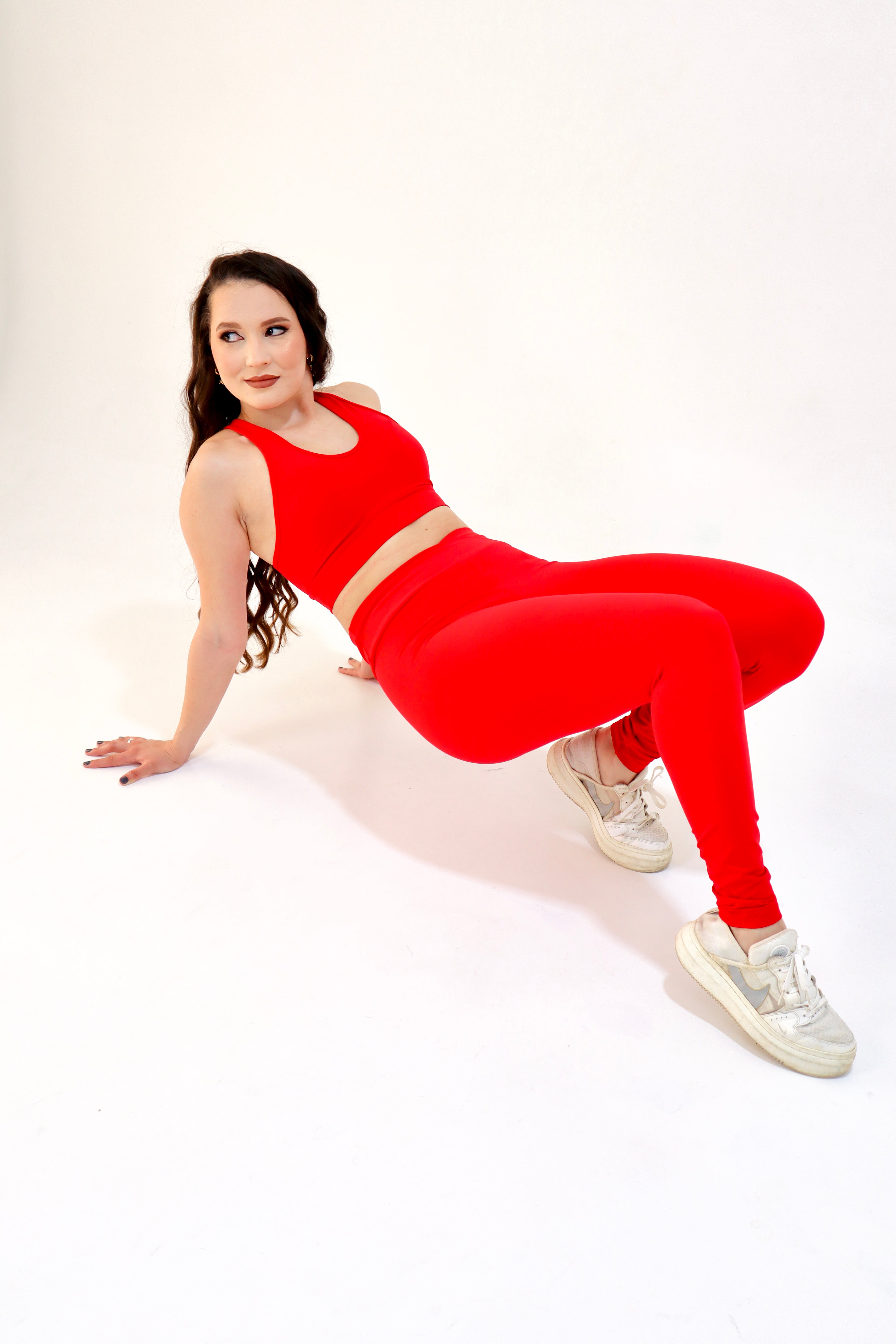 Conjunto Calça e Top CLARA VERMELHO