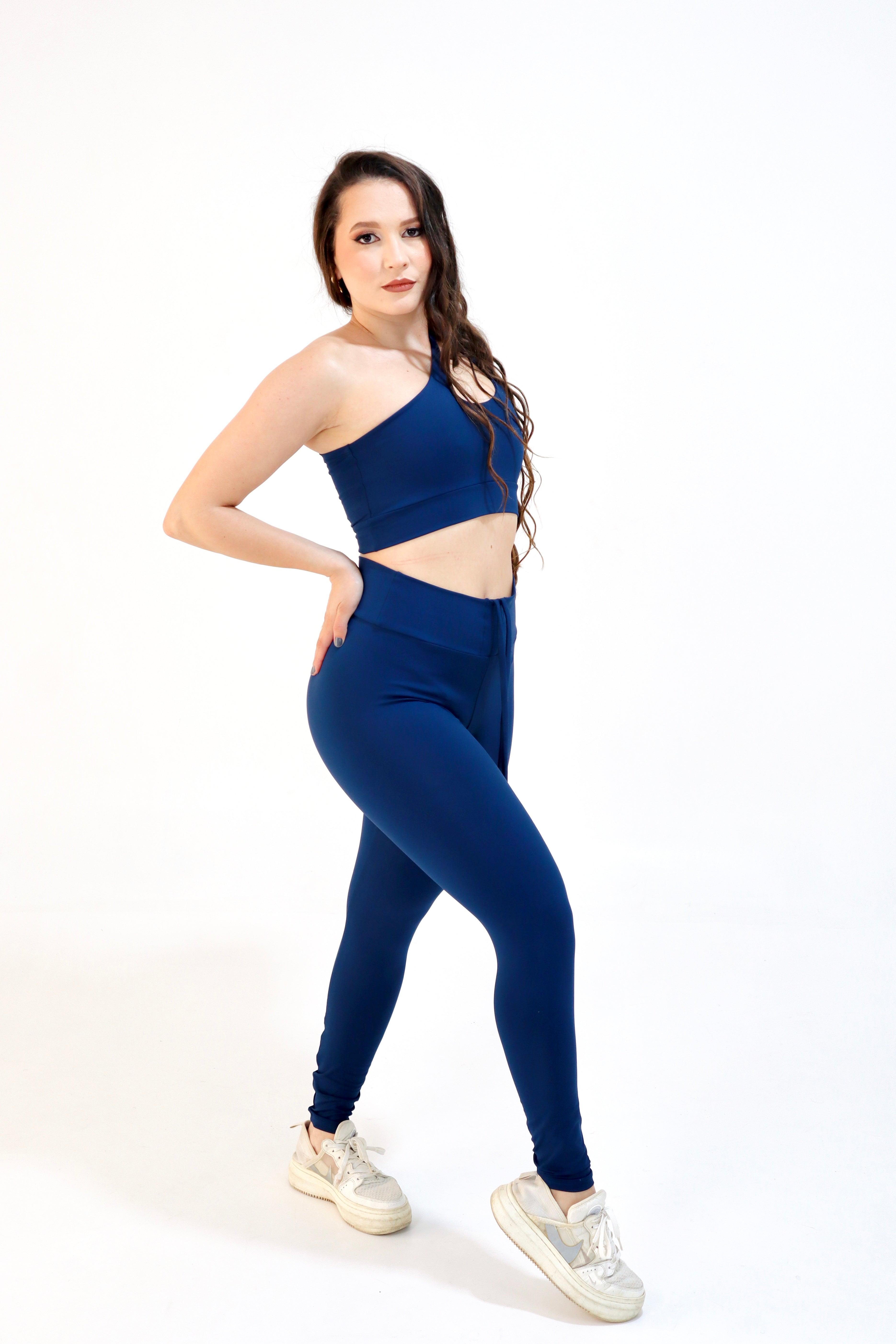Conjunto Calça e Top JULIANA AZUL MARINHO