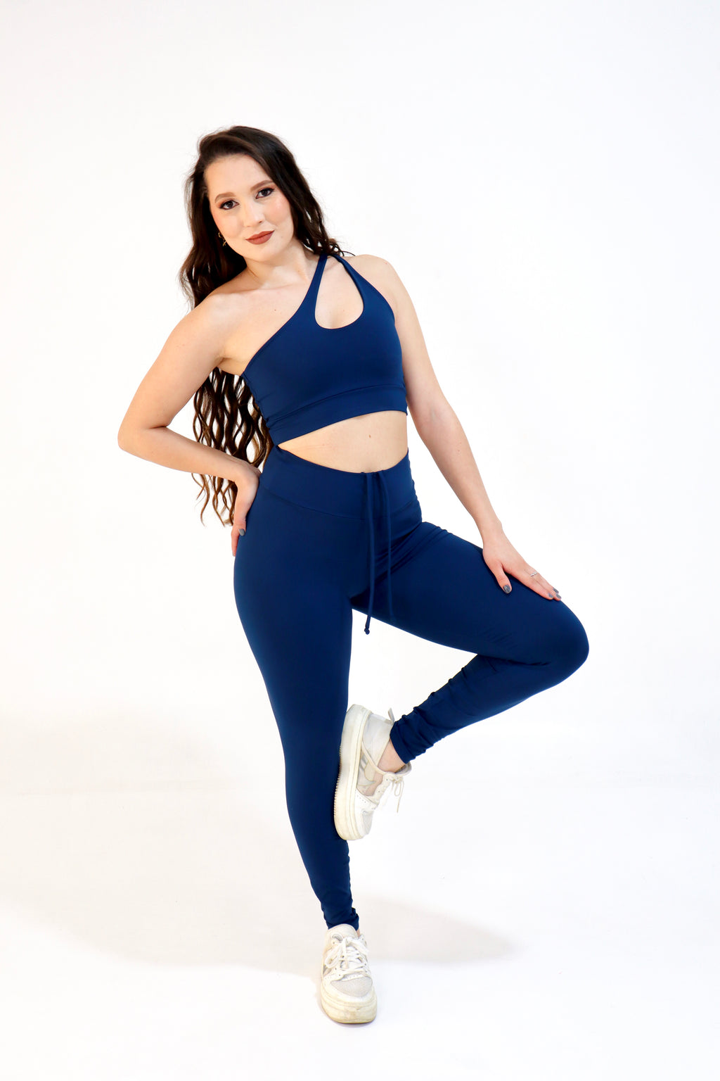 Conjunto Calça e Top JULIANA AZUL MARINHO